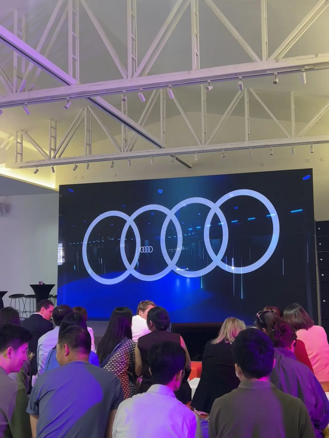 Audi team event and presentation