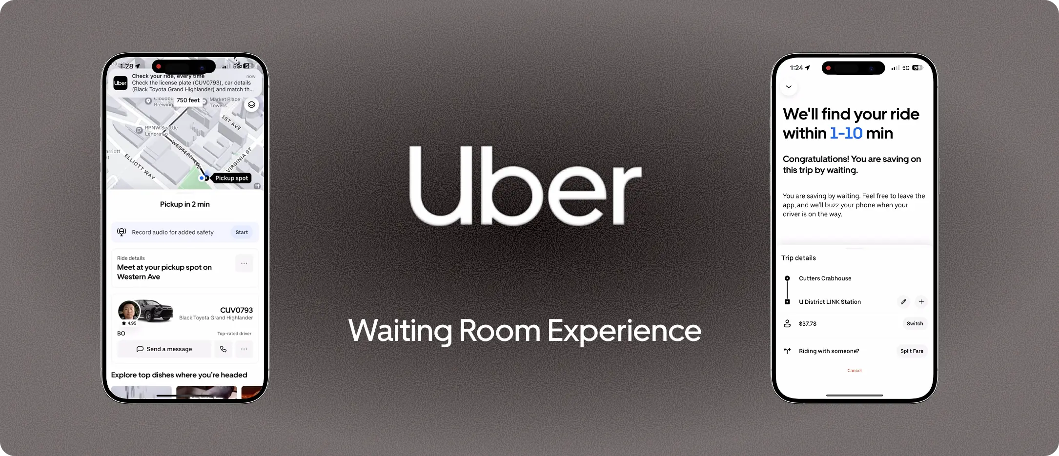 Uber Waiting Room Experience project overview